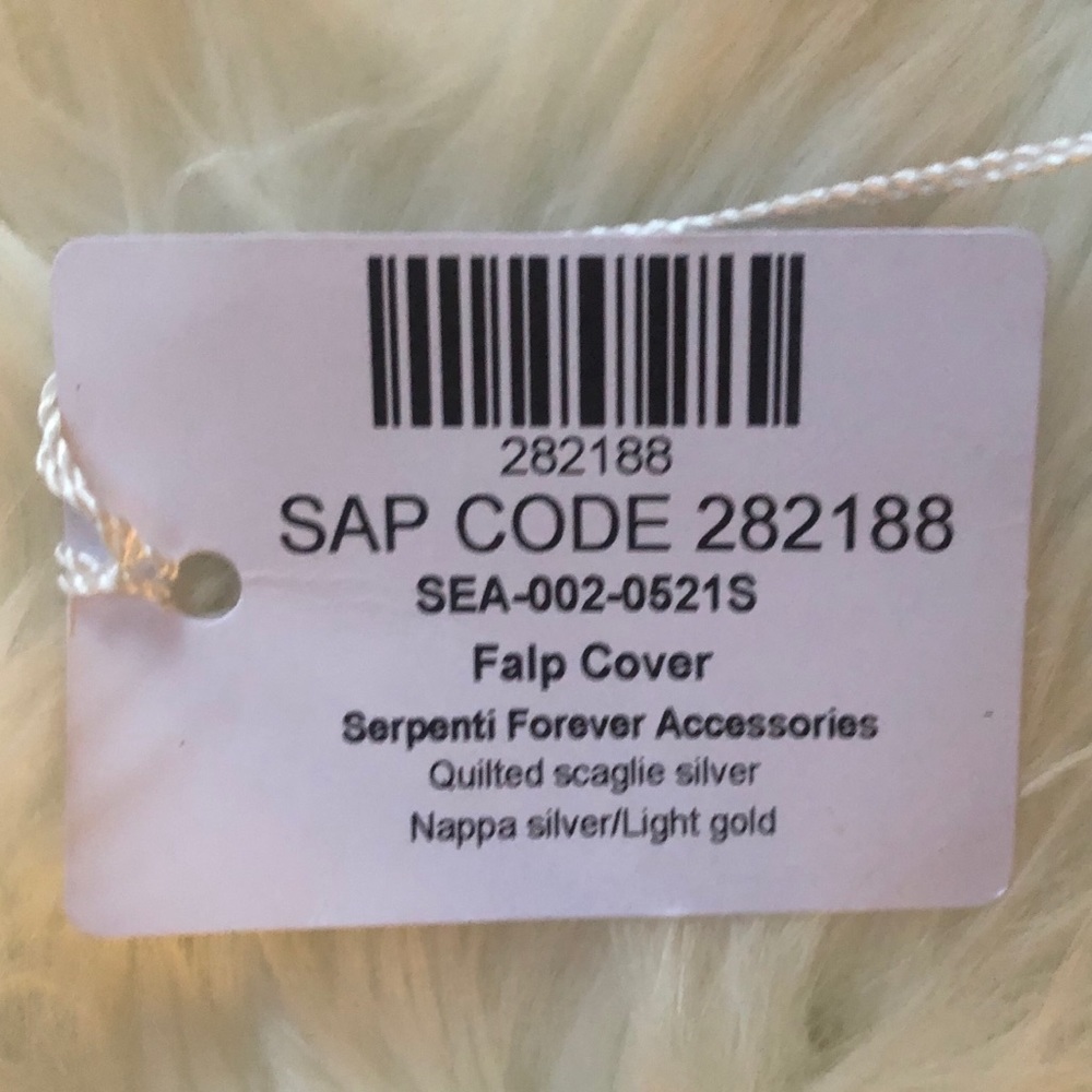BVLGARI NWT Serpenti Silver Quilt Limited Edition! - Picture 7 of 8